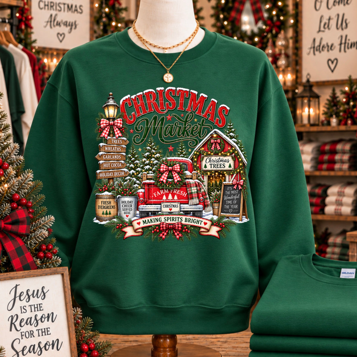 Christmas market (SDD) DTF Transfer