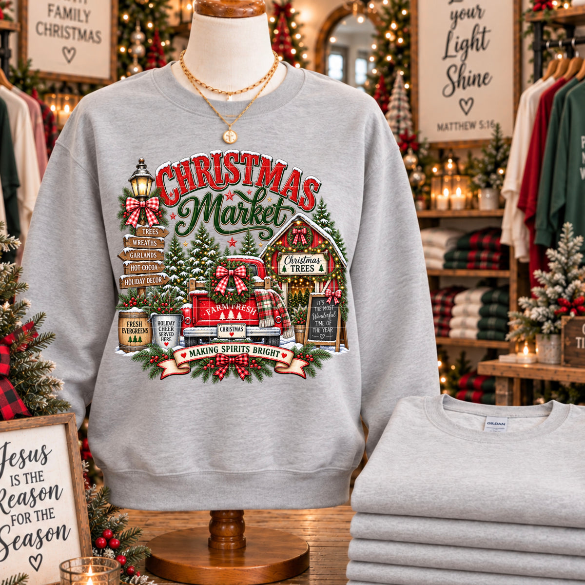 Christmas market (SDD) DTF Transfer