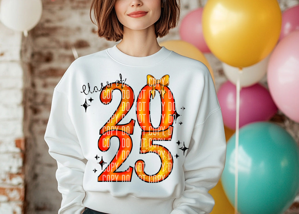 Class of 2025 Orange (Caplinger) DTF transfer
