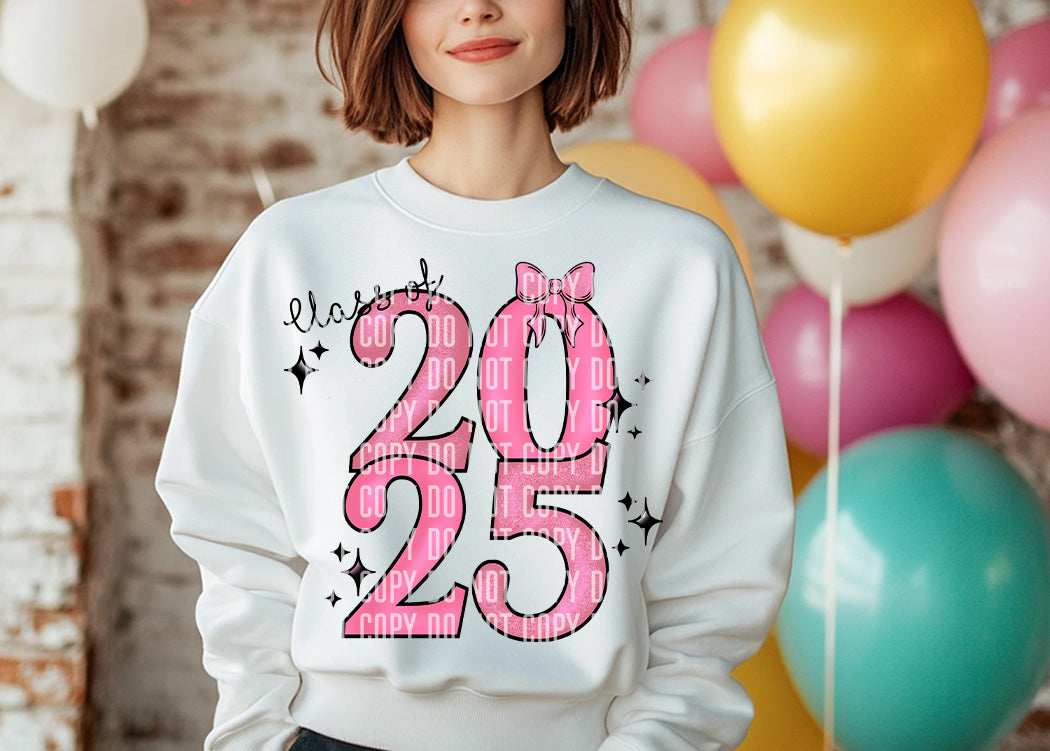 Class of 2025 Pink (Caplinger) DTF transfer