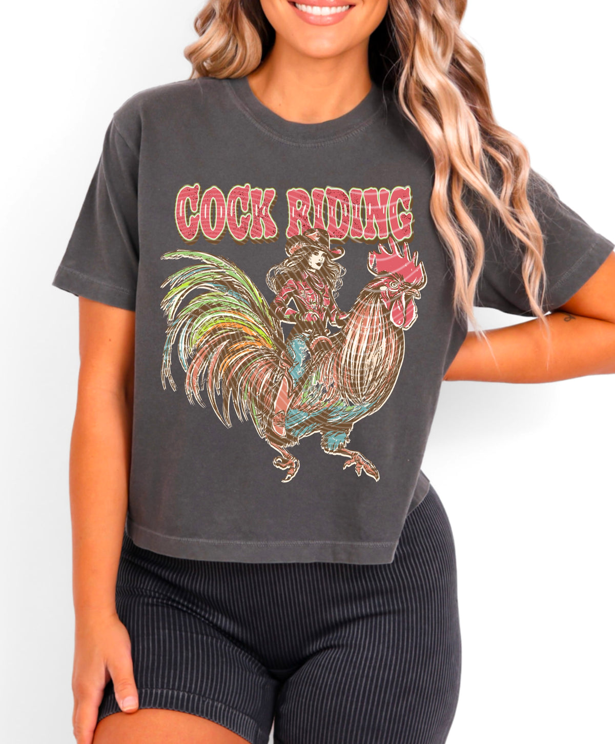 Cock Riding No Background (AG) DTF transfer