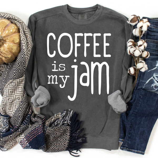 Coffee is my jam white 2669 DTF TRANSFER