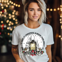 Make the light of Christmas always burn bright 11160 DTF TRANSFER