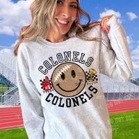 Colonels football smiley HW 45694 DTF transfer