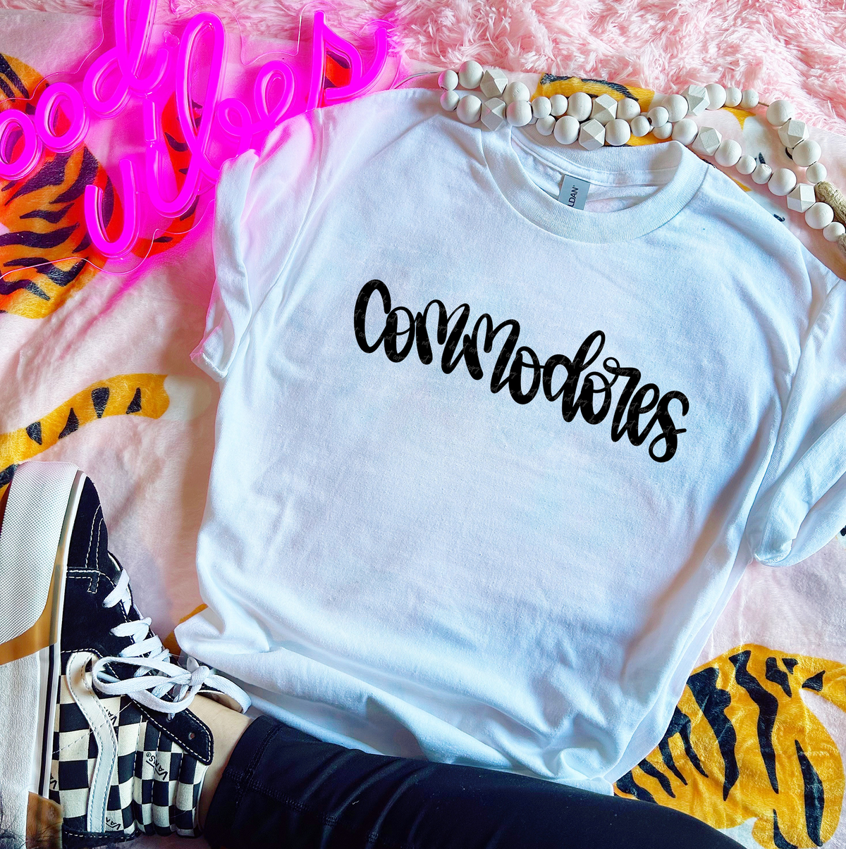 Commodores Hand Lettered 54038 DTF transfer
