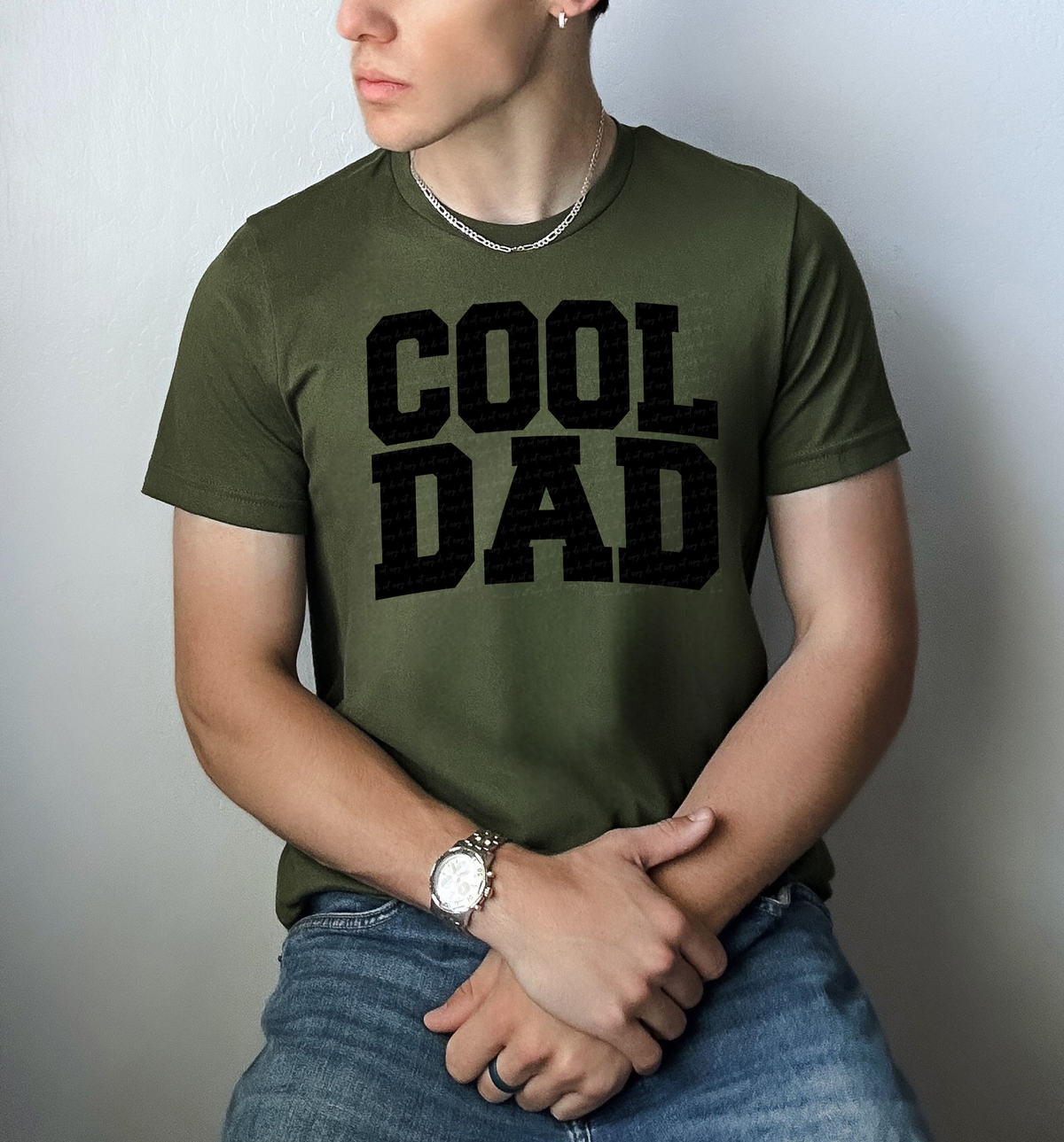 Cool Dad - Curve Black Varsity Font 86182 DTF Transfer