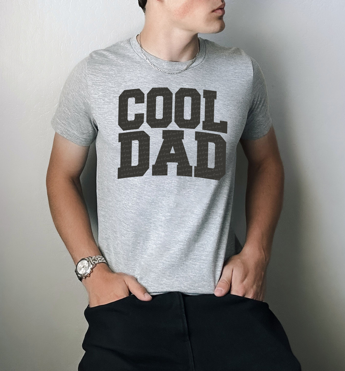 Cool Dad Varsity Font Grey 86307 DTF Transfer