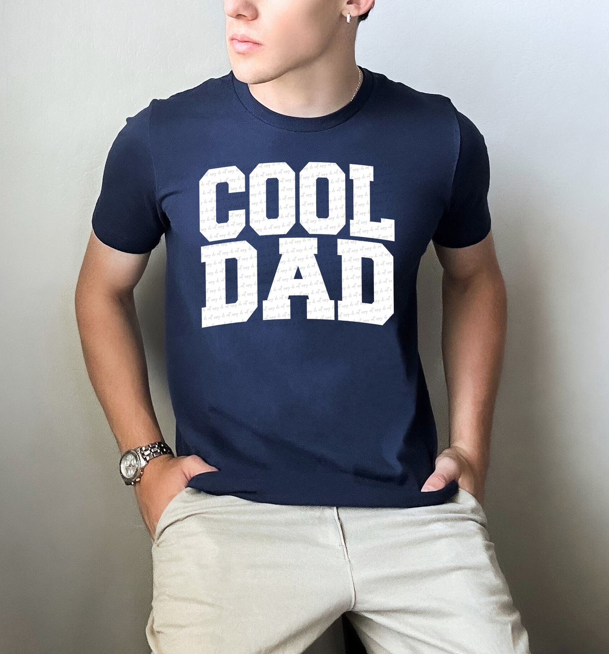 Cool Dad Varsity Font White 86385 DTF Transfer