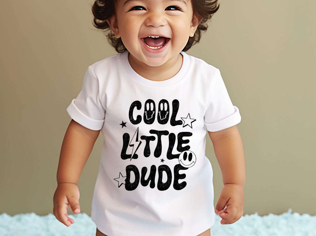 Cool Little Dude Black Font 111752 DTF transfer