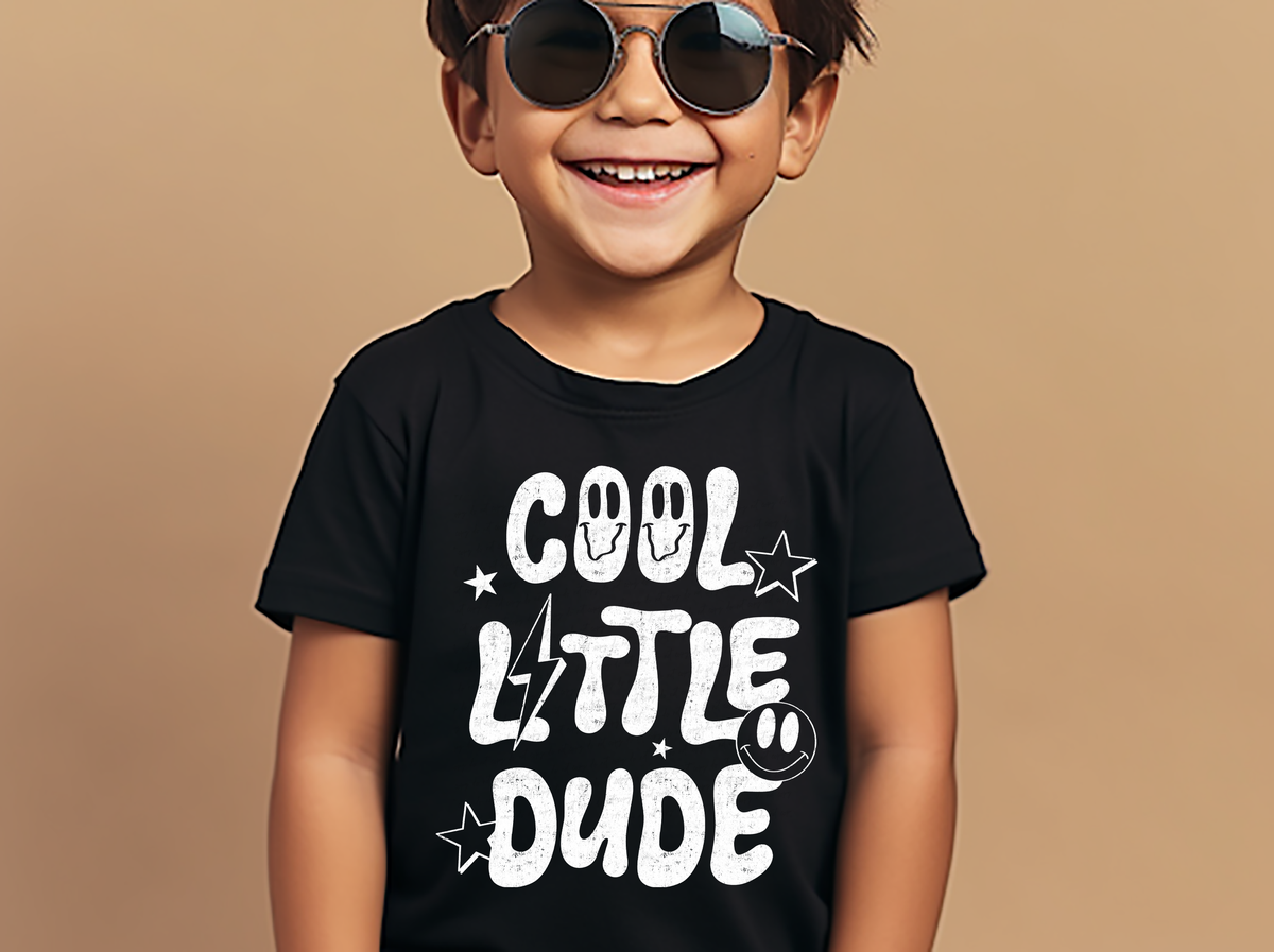 Cool Little Dude White Font 111753 DTF transfer