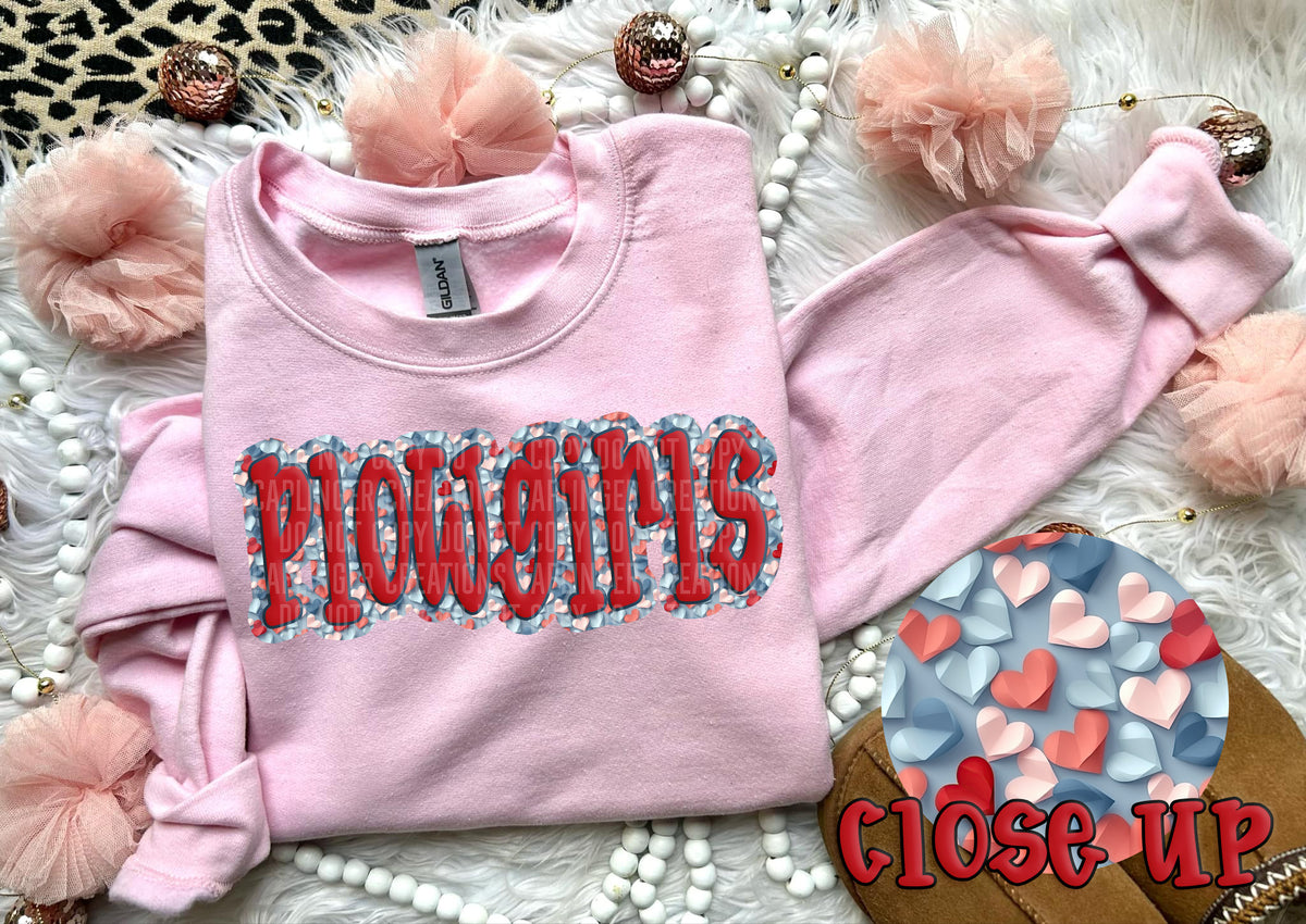 Paper Hearts Plowgirls (Caplinger) DTF transfer