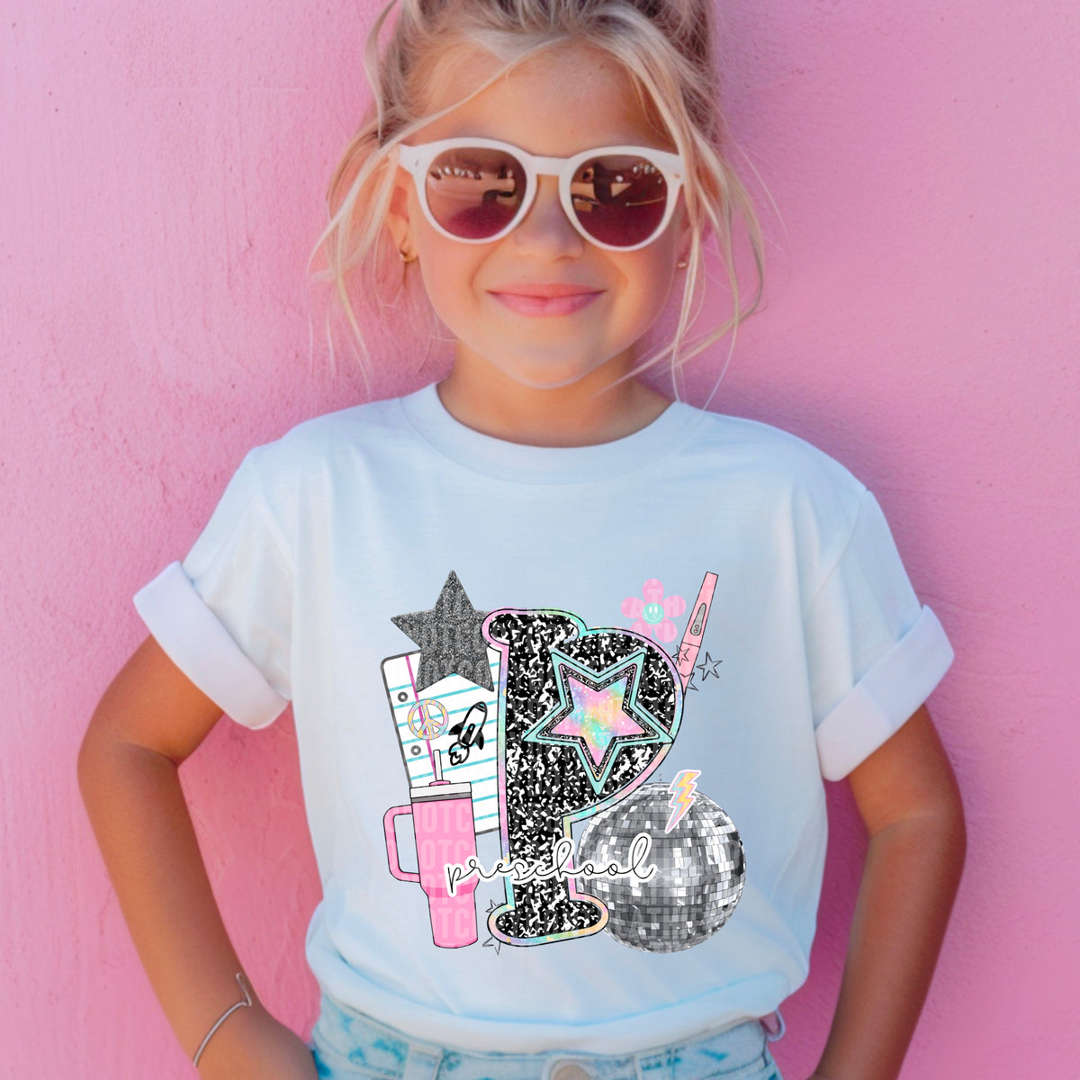 Preschool Star Paper Tumbler Ball 104559 DTF transfer