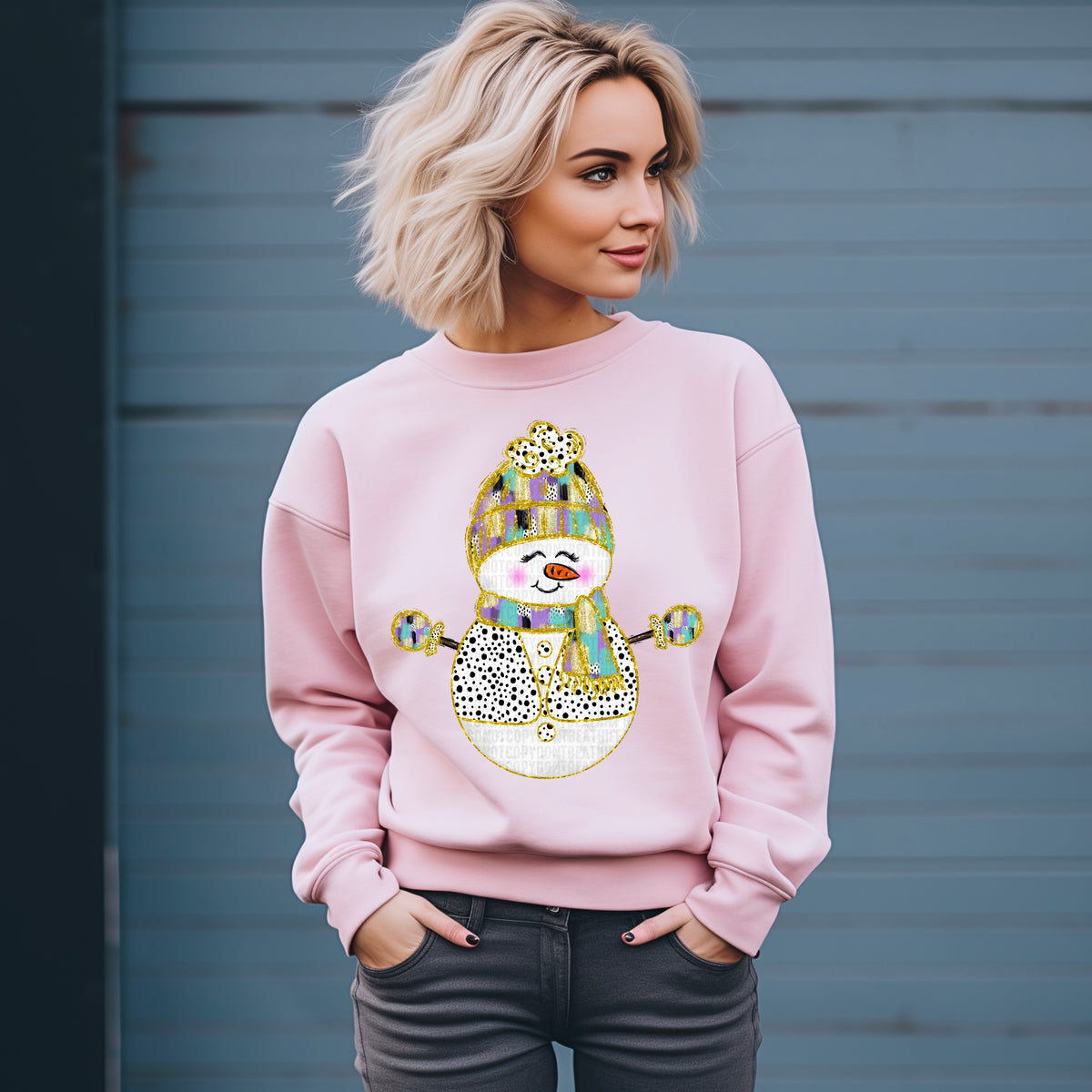 Coquette Snowman (SDD) DTF Transfer