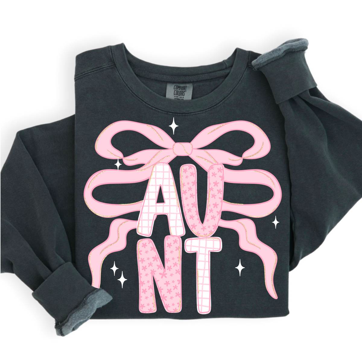 Coquette Pink Bow Aunt (CMD) 102071 DTF transfer