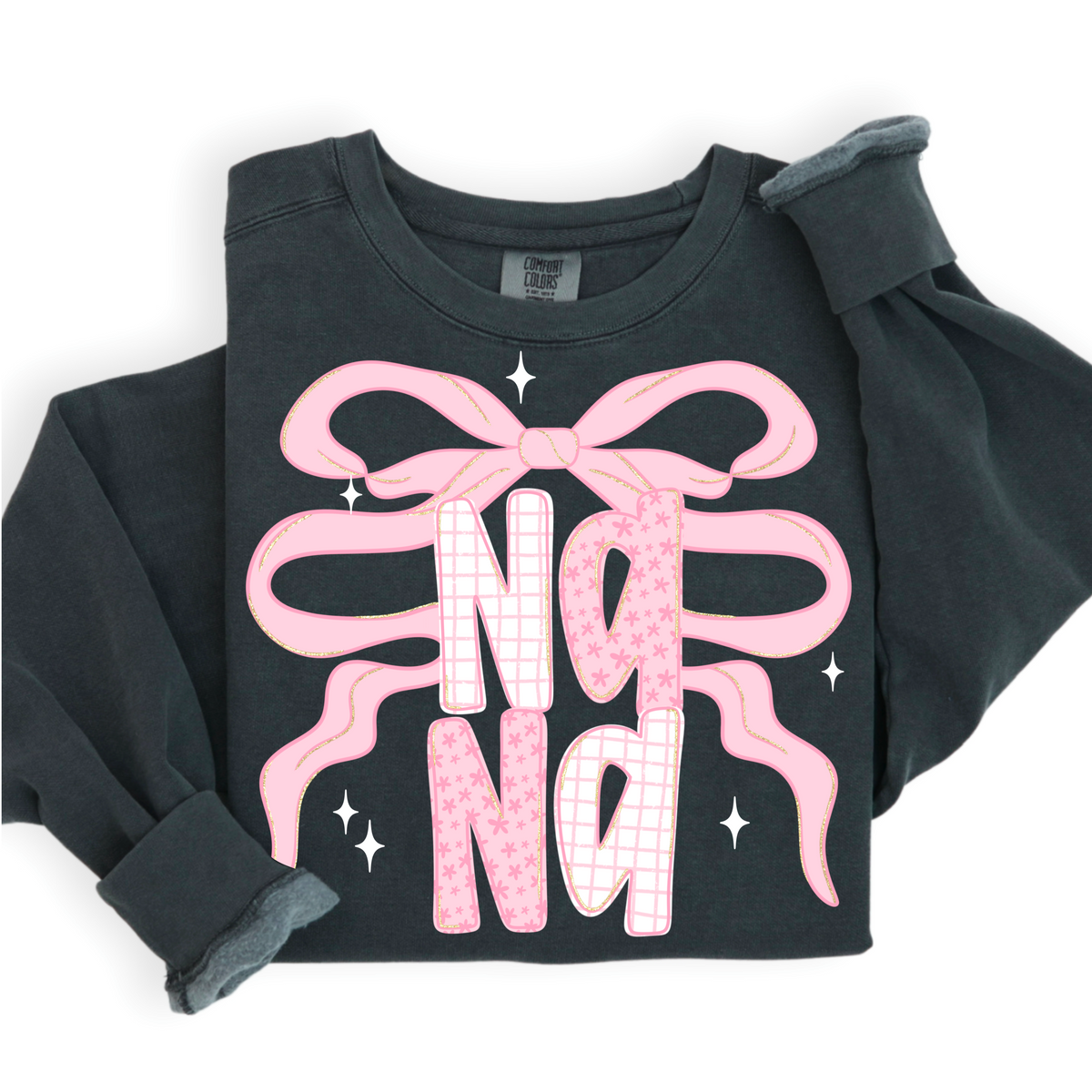 Coquette Pink Bow Nana (CMD) 102075 DTF transfer