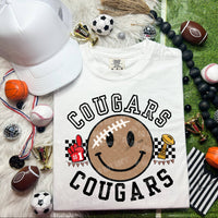 Cougars football smiley HW 45699 DTF transfer