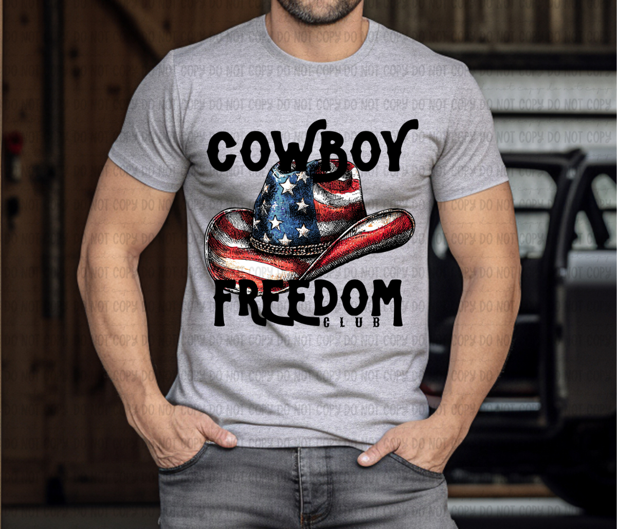 Cowboy freedom club (Revel) DTF Transfer