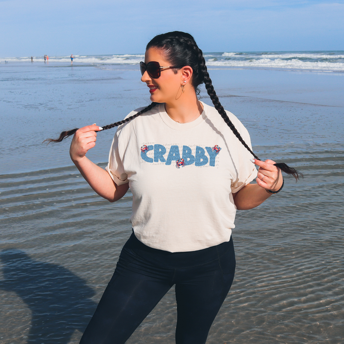 Crabby Faux Glitter 74694 DTF Transfer