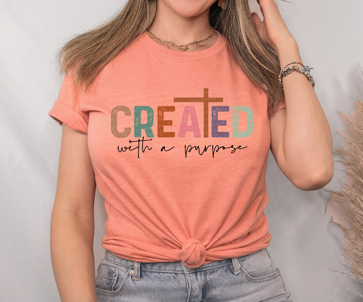 Created With A Purpose 76160 DTF Transfer
