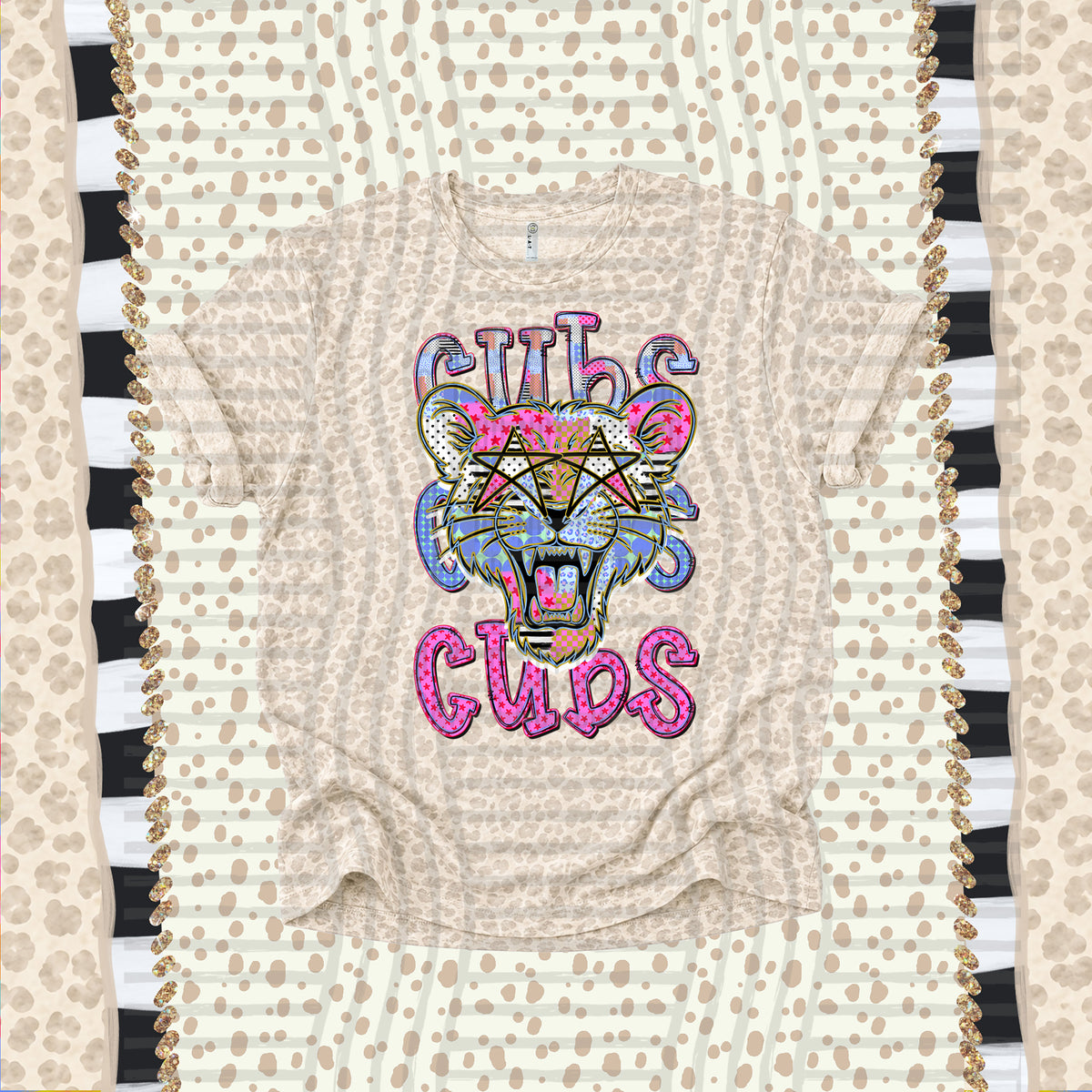Cubss-Dolly Doodle Print (Caplinger) DTF Transfer