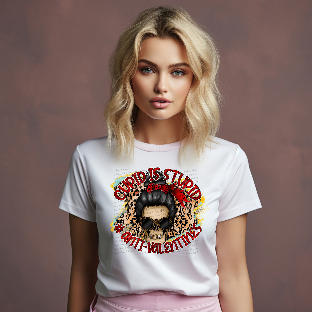 Cupid Is Stupid Anti-Valentines 71582 DTF Transfer