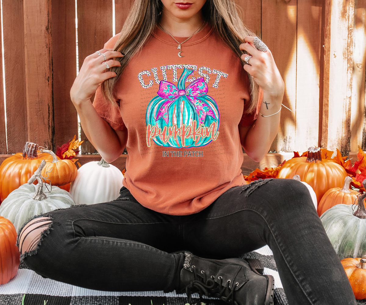 Cutest Pumpkin in the Patch 69325 DTF transfer