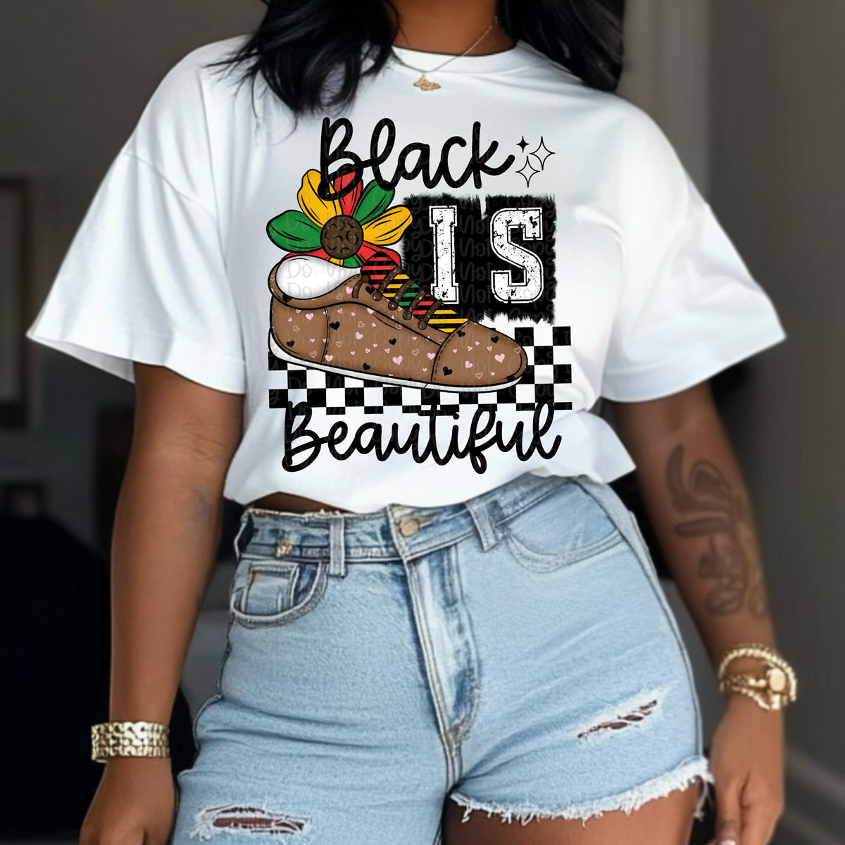 Black is beautiful (virgo) DTF Transfer