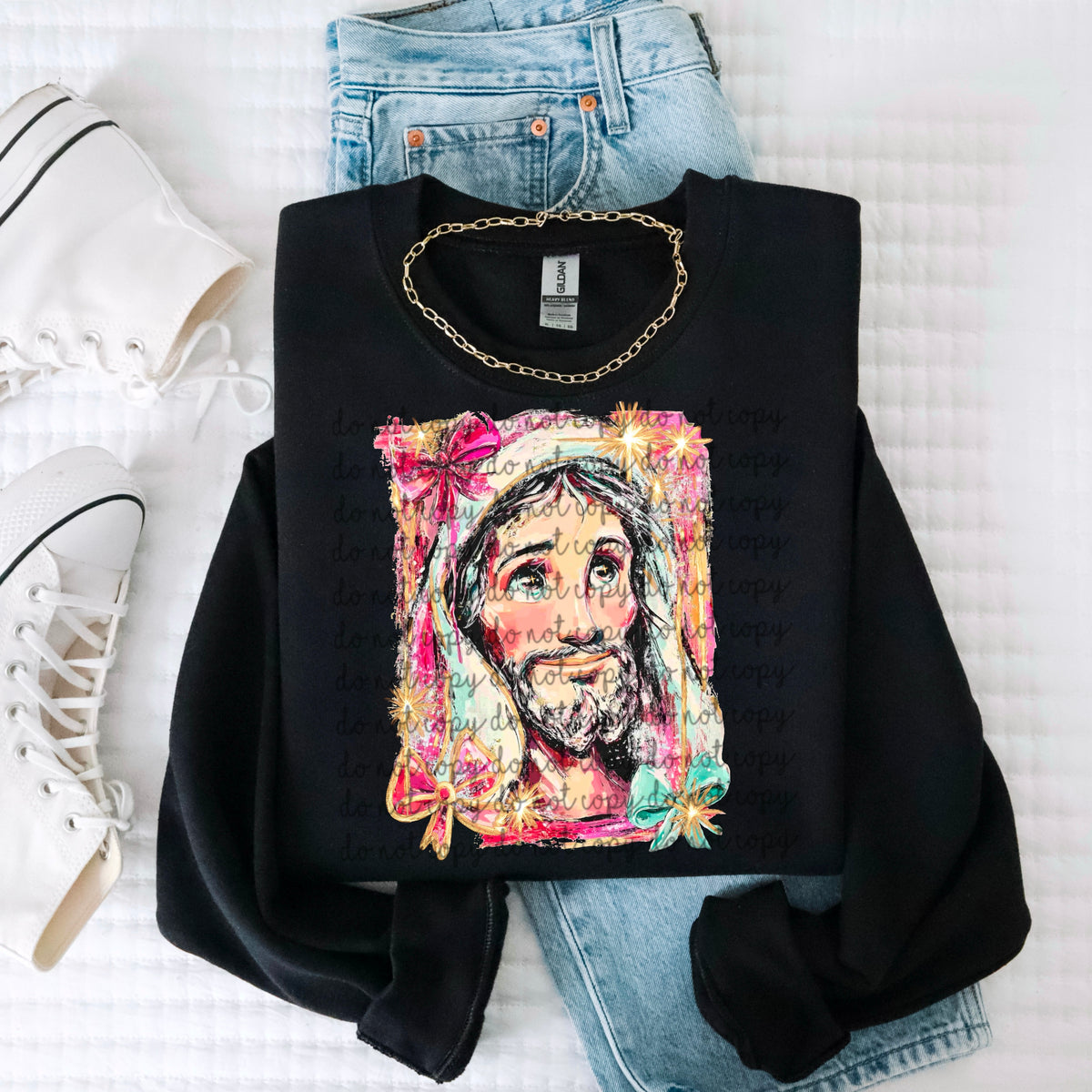 Jesus Bows (SSD) DTF Transfer