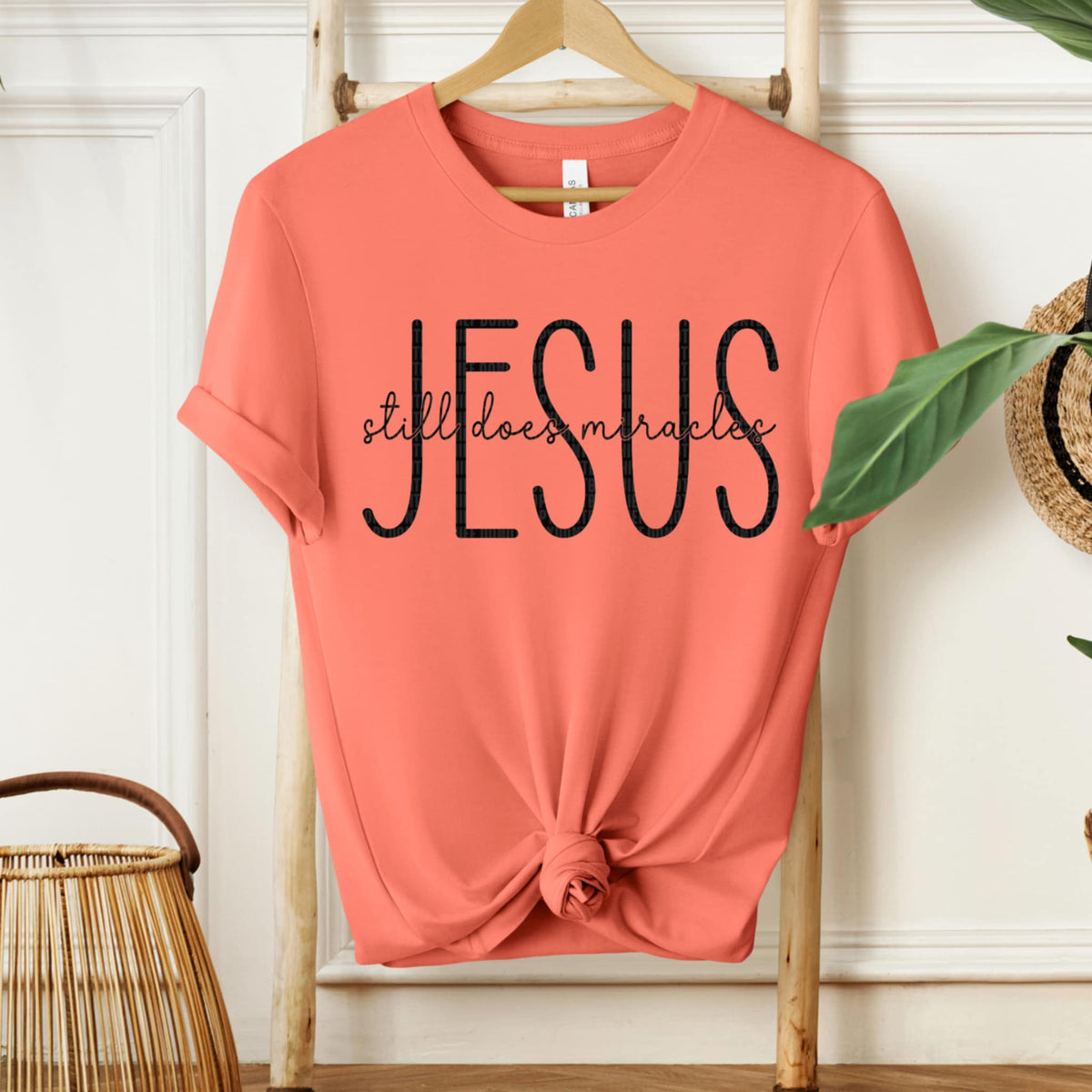 Jesus Still does miracles black sdd DTF transfer