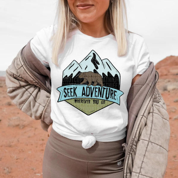 Seek adventure wherever you go (SDD) 99748 DTF transfer