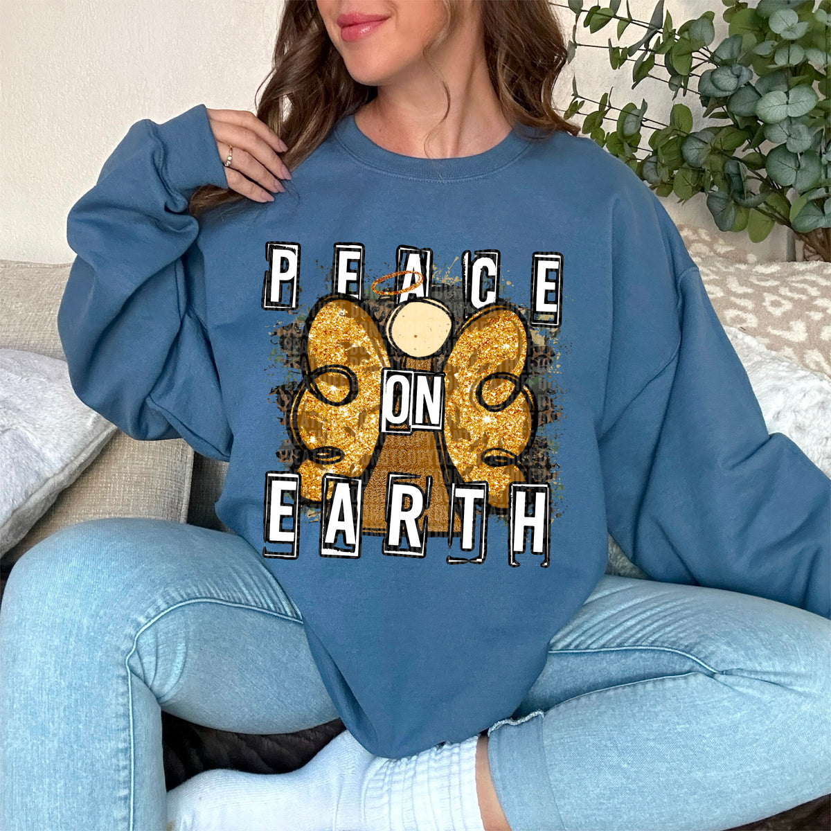 Peace on earth 103420 DTF transfer