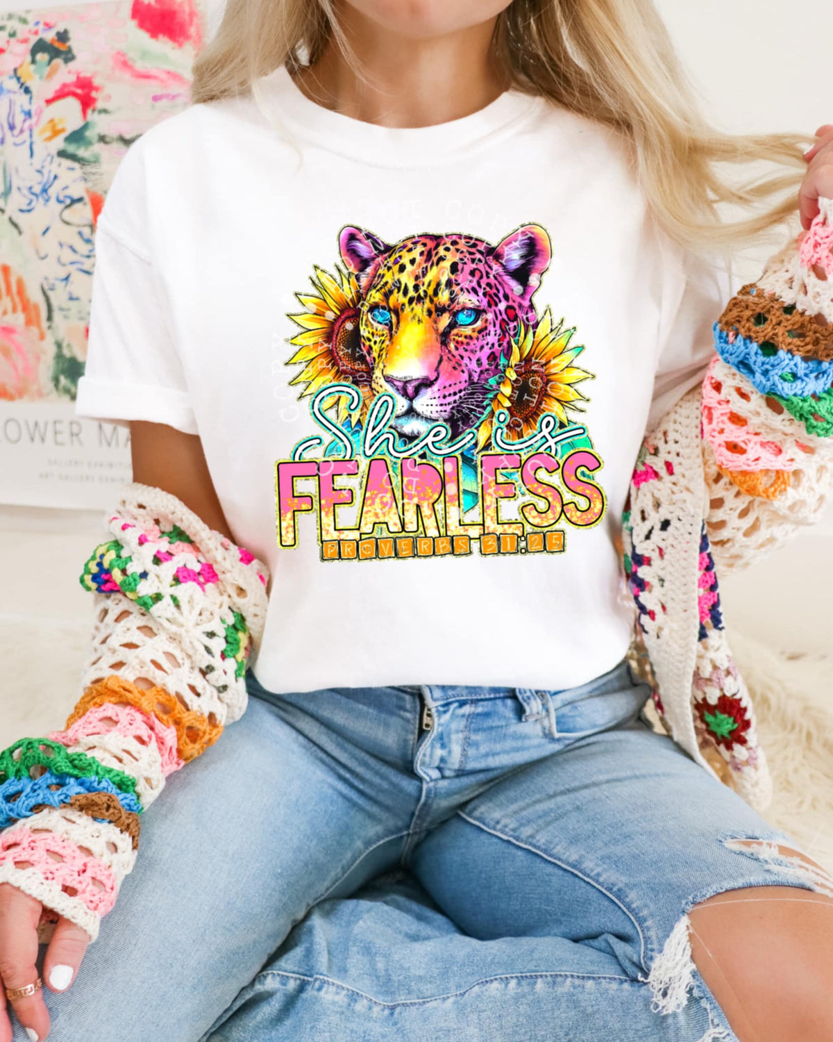 She is fearless (C’s) 100467 DTF transfer