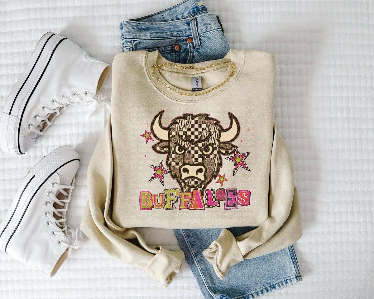 Buffaloes magazine font (SCG) DTF Transfer
