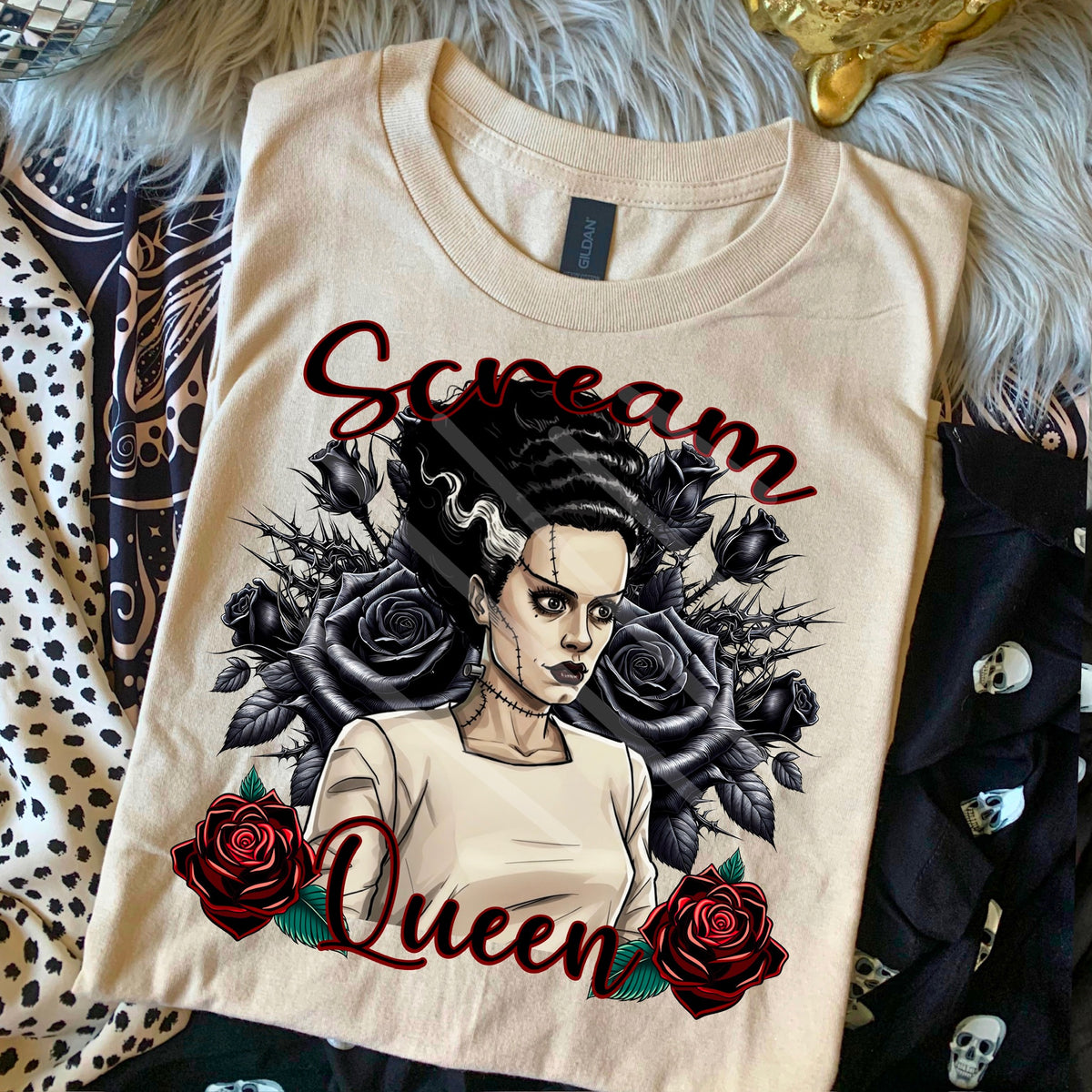 Scream Queen Franken Bride 110795 DTF transfer