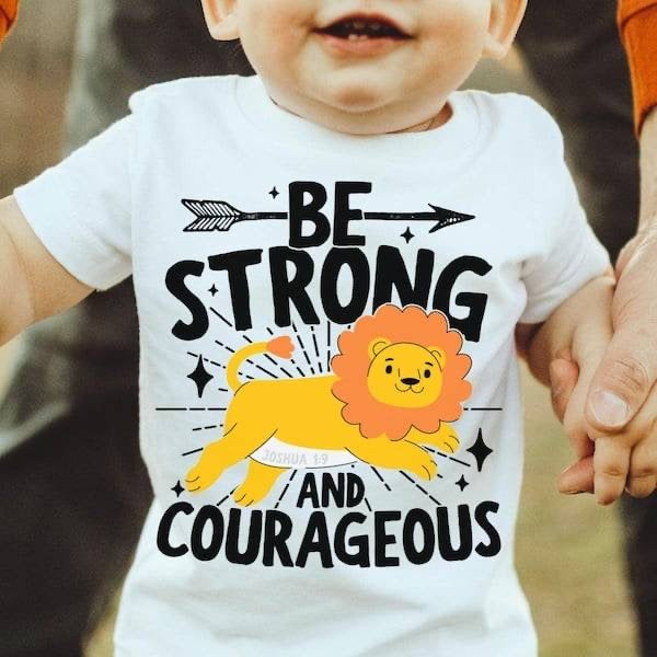 Be strong and courageous (KARTA) 62893 DTF transfer