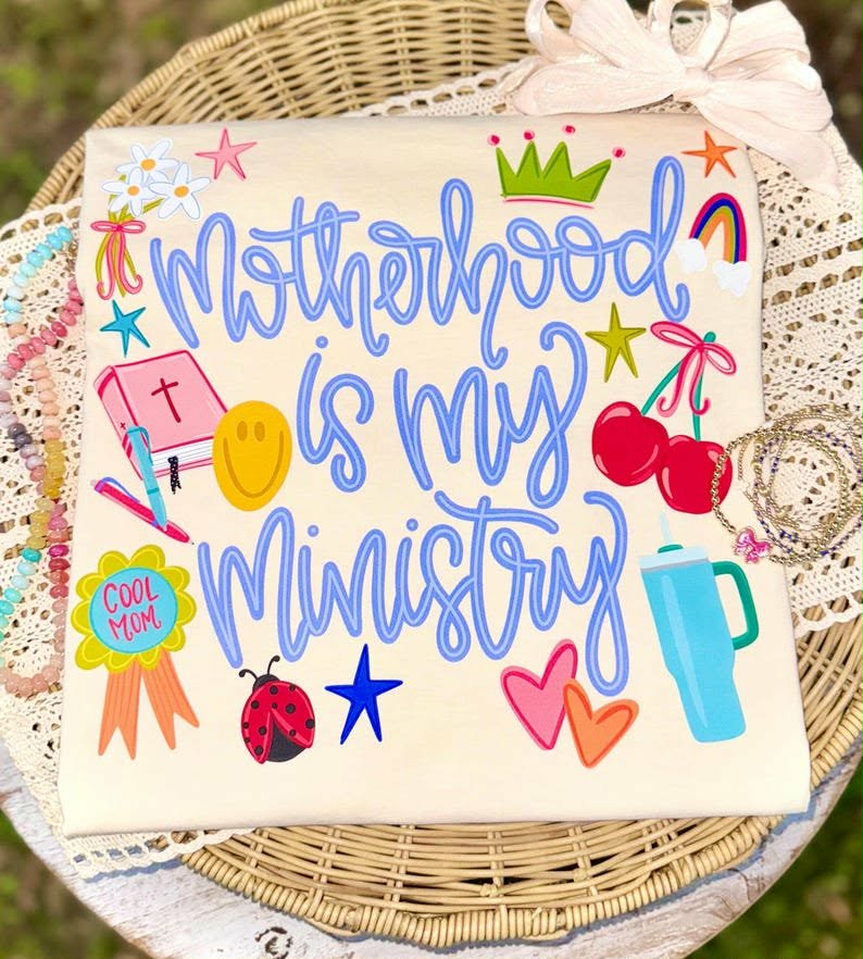 Motherhood is my ministry Sunday Special DTF transfer
