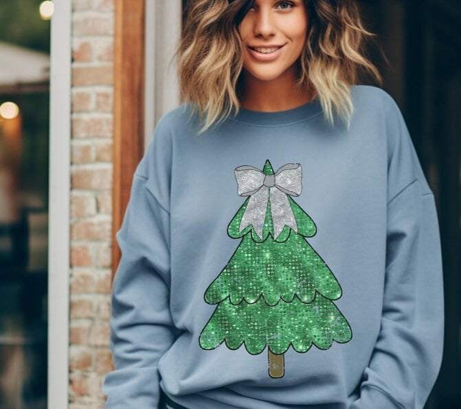 Sequin tree 64300 DTF transfer