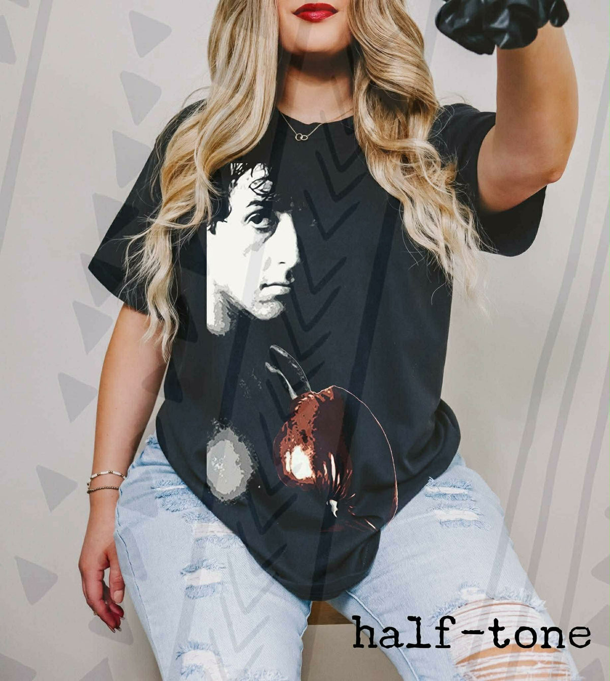 Halftone R (Tgg) DTF Transfer