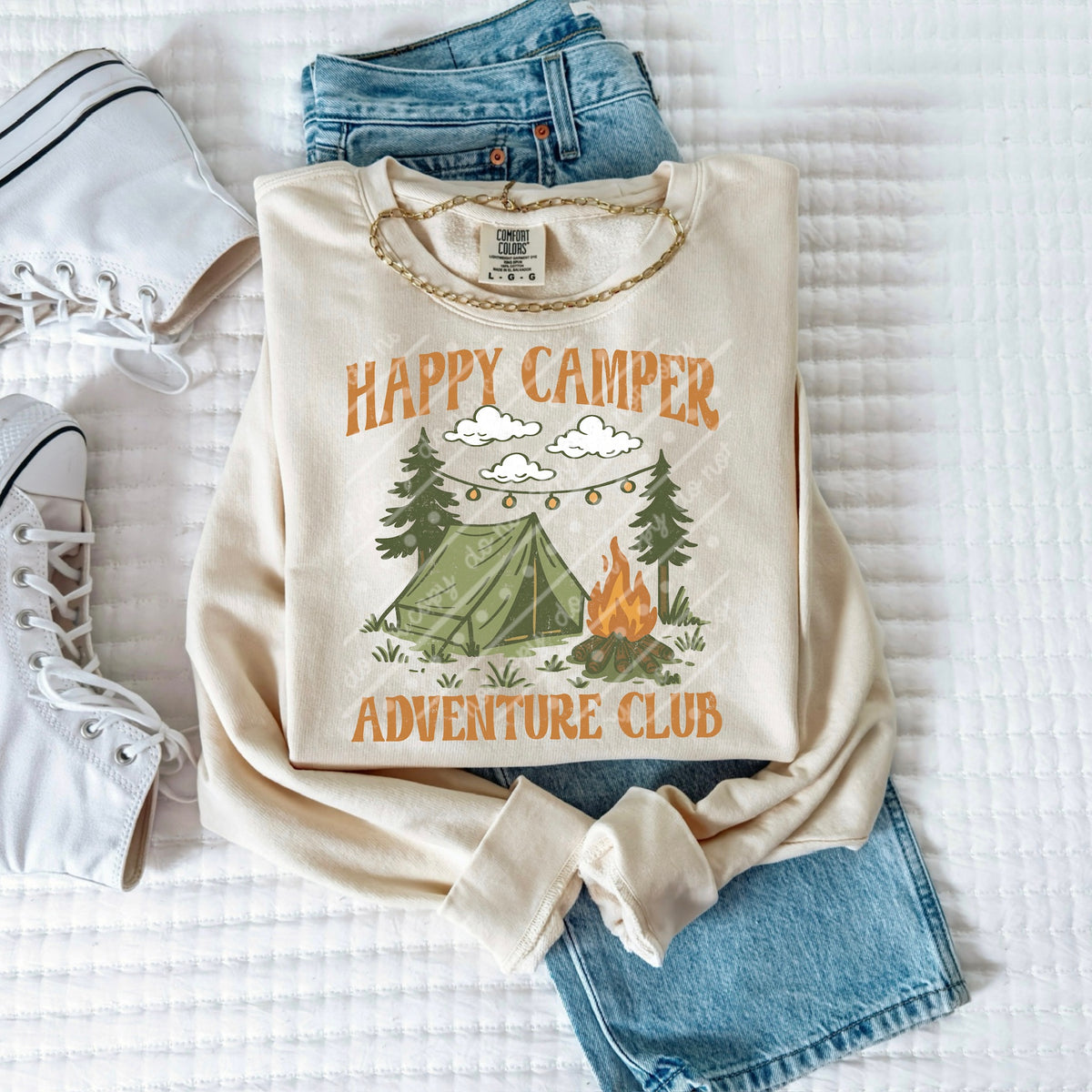 Happy camper adventure club (scarlow) DTF transfer
