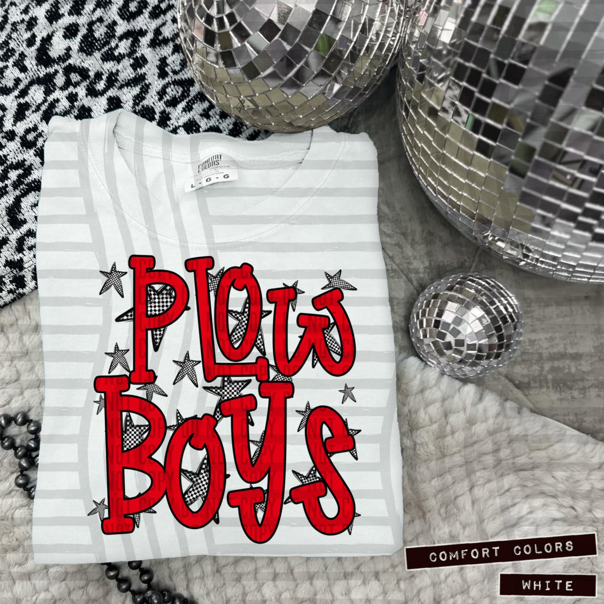 Red Staggered Mascots (Caplinger)