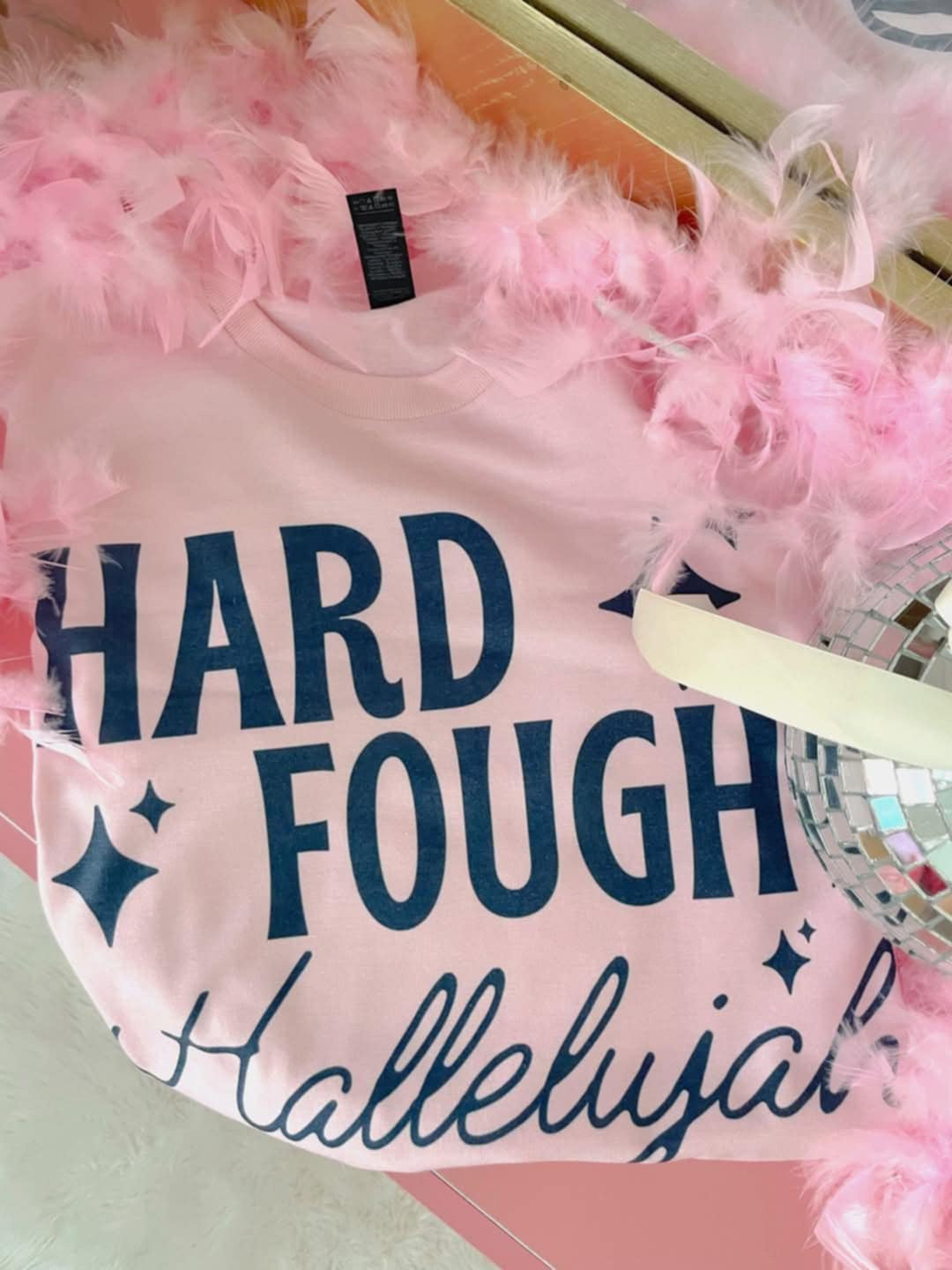 Hard fought hallelujah 106259 DTF transfer