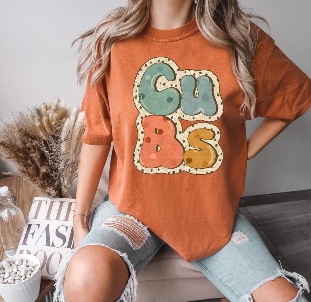 Cubs boho (C’s) 60270 DTF transfer
