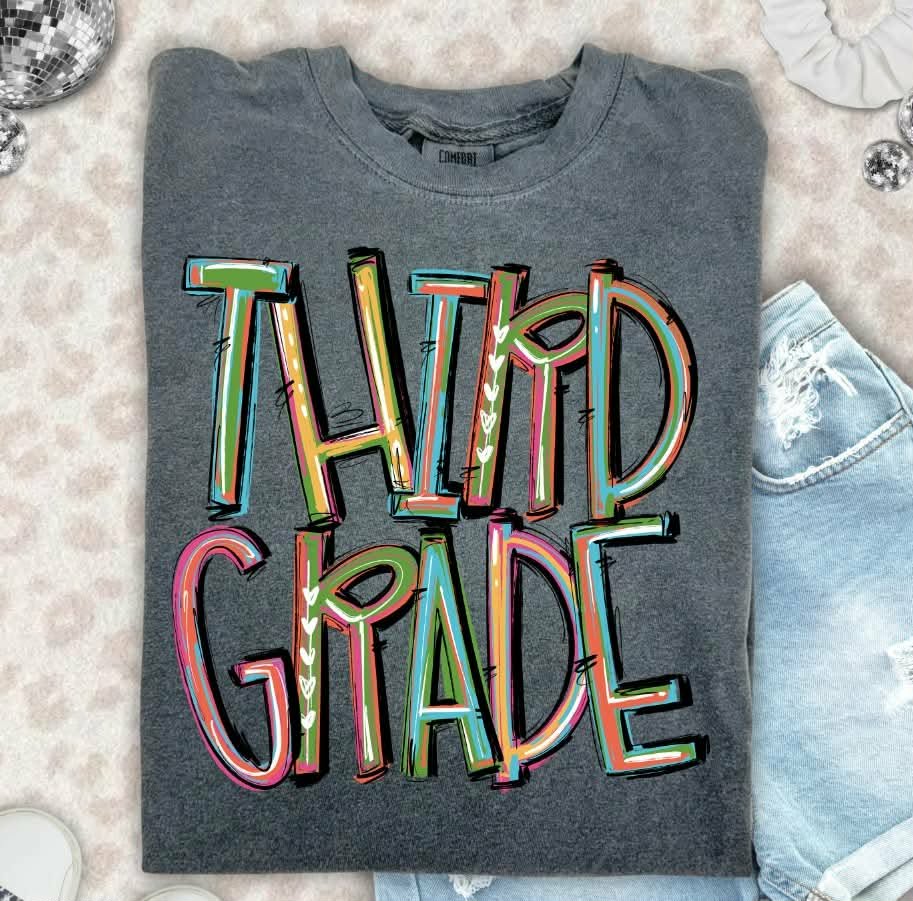 Third grade pixie words (S&G) DTF Transfer