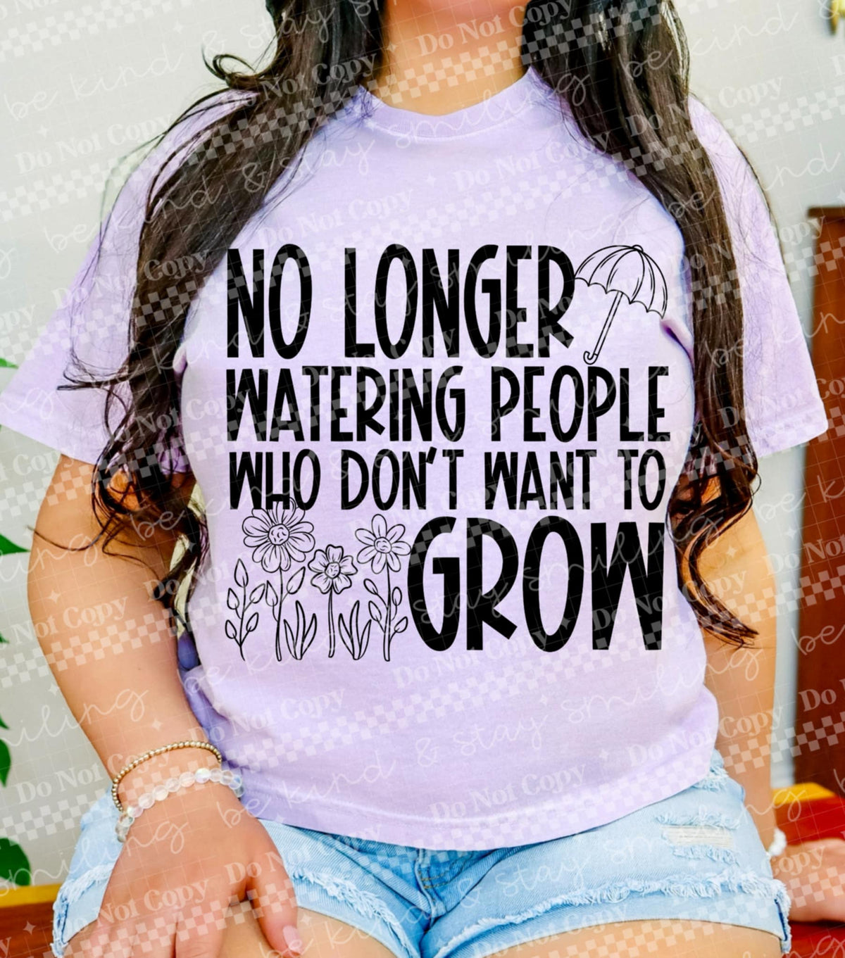 No longer watering people who don’t want to grow (two peas) DTF Transfer