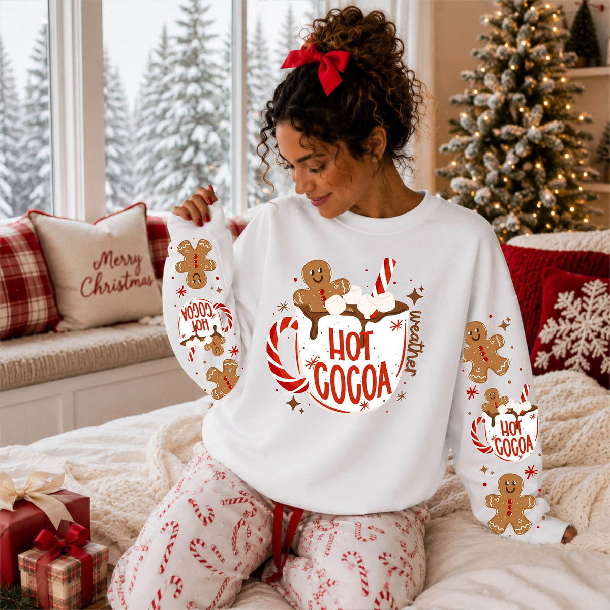 Hot cocoa weather mug (front only) (csc) DTF Transfer