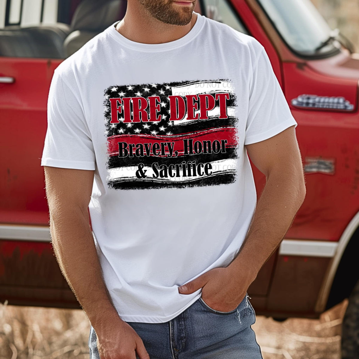 Fire dept bravery, honor, & sacrifice (ABD) 92367 DTF transfer