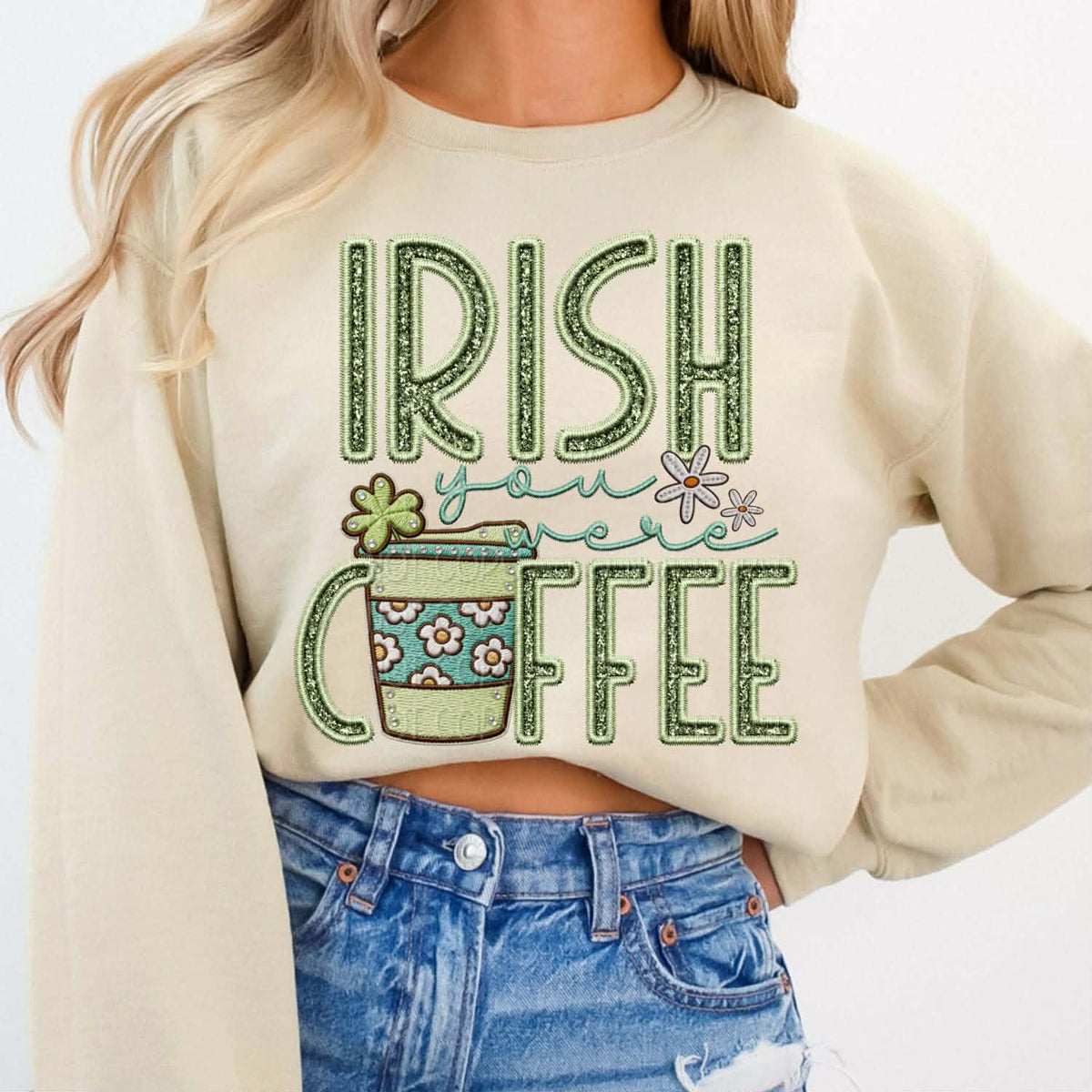 Irish you were coffee (DWS) DTF transfer