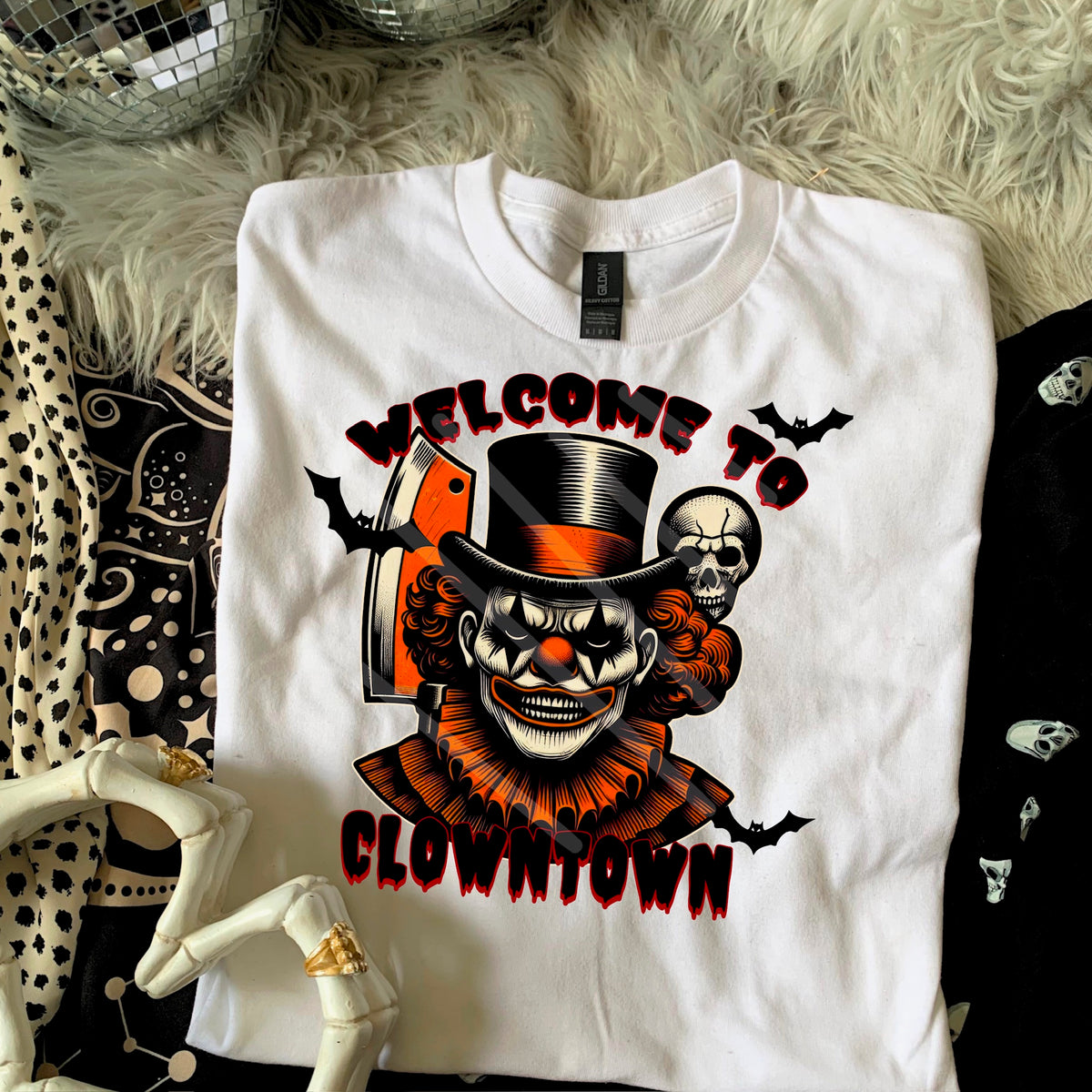 Welcome To Clown town 110738 DTF transfer