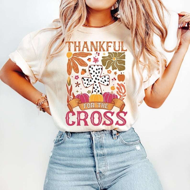 Thankful for the cross 62152 DTF transfer