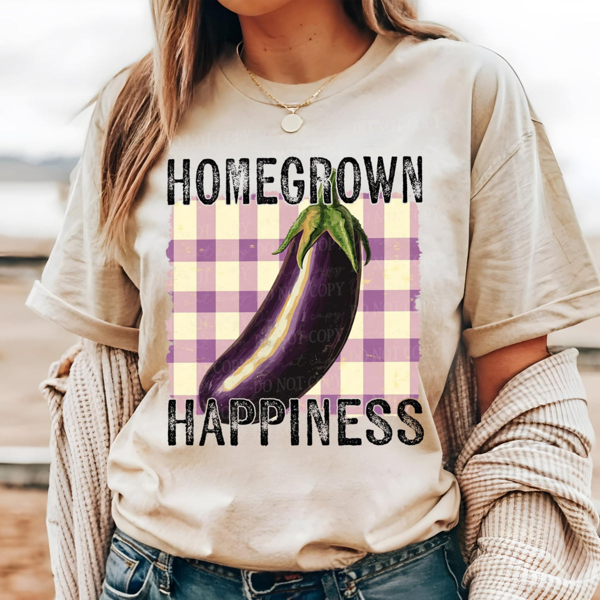 Homegrown happiness eggplant (TTD) 94363 DTF transfer